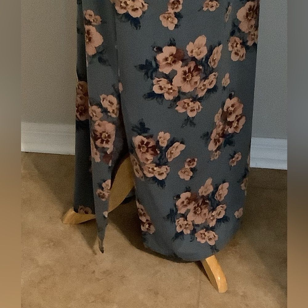 GUC💕Agnes & Dora Floral Maxi Skirt w/ bottom slit & Fold-over waist XXXL💕GUC - Picture 6 of 7